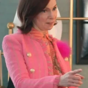 Carrie Preston Elsbeth S02 Pink Tweed Jacket