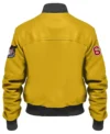 Charlie Stegaro Yellow Bomber Leather Jacket Buy