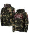 Chicago Bulls Team Pullover Hoodie Camo Front