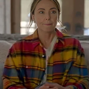 Christa Miller Shrinking S02 Checked Shirt For Sale