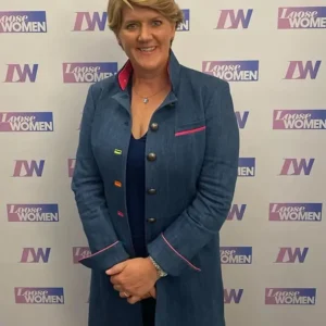 Clare Balding Blue Jacket