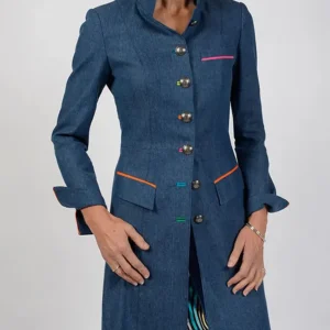 Clare Balding Blue Jacket Front