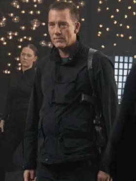 Clive Owen Cleaner Black Cotton Jacket