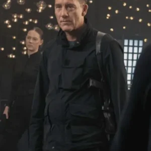 Clive Owen Cleaner Black Cotton Jacket