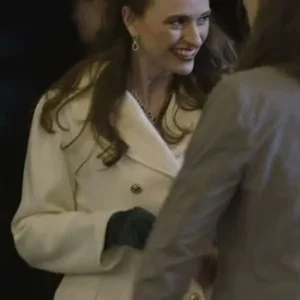 Colleen Amaya Carol White Trench Coat