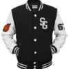Creed Stegaro Black And White Varsity Jacket