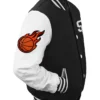 Creed Stegaro Black And White Varsity Jacket Look