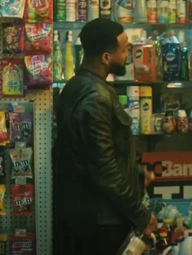 Cross S01 Bobby Trey Black Leather Jacket For Sale