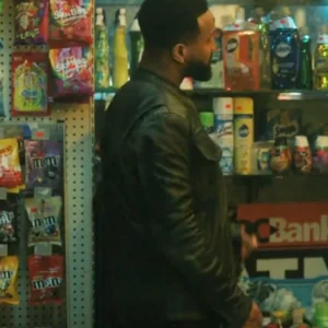 Cross S01 Bobby Trey Black Leather Jacket For Sale