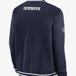 Dallas Cowboys Sideline Coach Bomber Jacket Back
