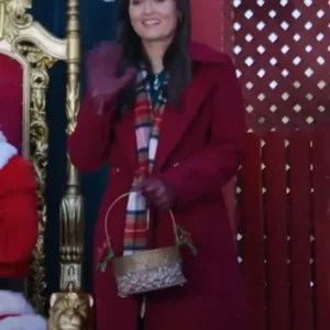 Danica McKellar A Cinderella Christmas Ball Wool Coat For Sale