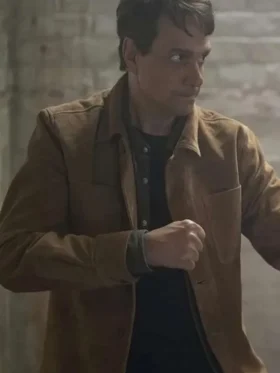 Daniel LaRusso Cobra Kai Brown Suede Leather Jacket