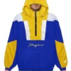 David Anorak Royal Blue And Yellow Stegaro Jacket