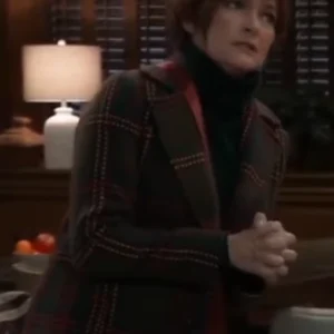Diane Miller General Hospital Wool Plaid Coat