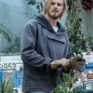 Earth Abides Alexander Ludwig Grey Hooded Jacket