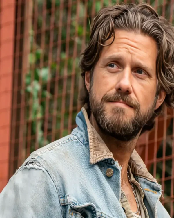 Earth Abides Charlie Blue Denim Jacket For Sale