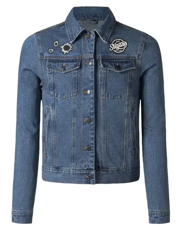 Ehrentraud Stegaro Armor Of Denim Blue Jacket