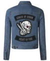 Ehrentraud Stegaro Armor Of Denim Blue Jacket Back