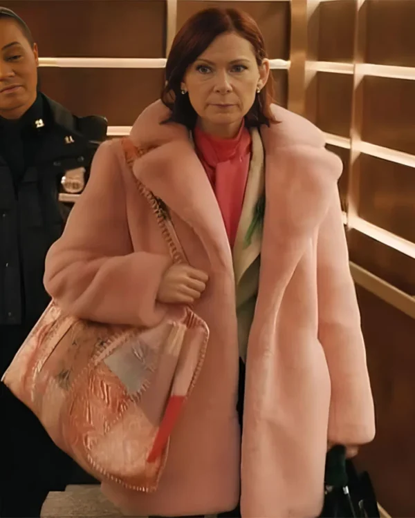 Elsbeth S02 Carrie Preston Pink Fur Coat