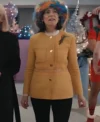 Elsbeth S02 Carrie Preston Yellow Tweed Coat