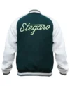Emmerich Stegaro Green Varsity Jacket Back