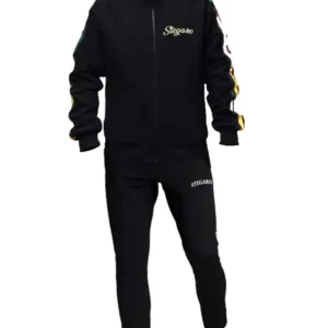 Engelbert Stegaro Black Fleece Tracksuit For Sale