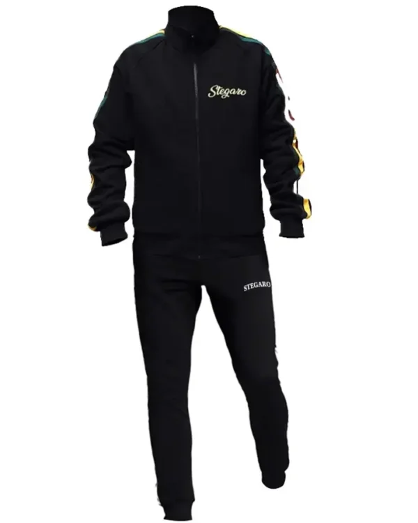 Engelbert Stegaro Black Fleece Tracksuit For Sale
