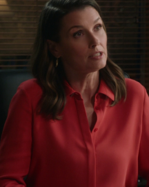 Erin Reagan Blue Bloods S14 Orange Shirt For Sale