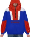 Filip Red And Blue Stegaro Hooded Jacket