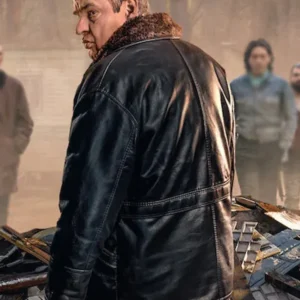 Frank Lammers Ferry 2 Black Leather Jacket For Sale