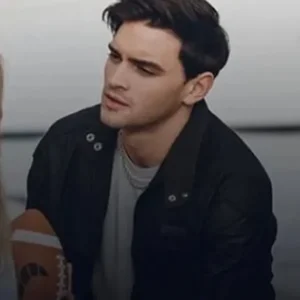 Gabriel Guevara Culpa Tuya Black Cotton Jacket For Sale