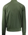 Green Bomber Cotton Jacket Back