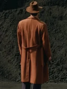 Guy Pearce The Brutalist Brown Trench Coat For Sale