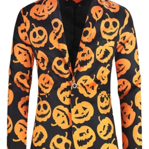 Halloween Party Pumpkin Blazer