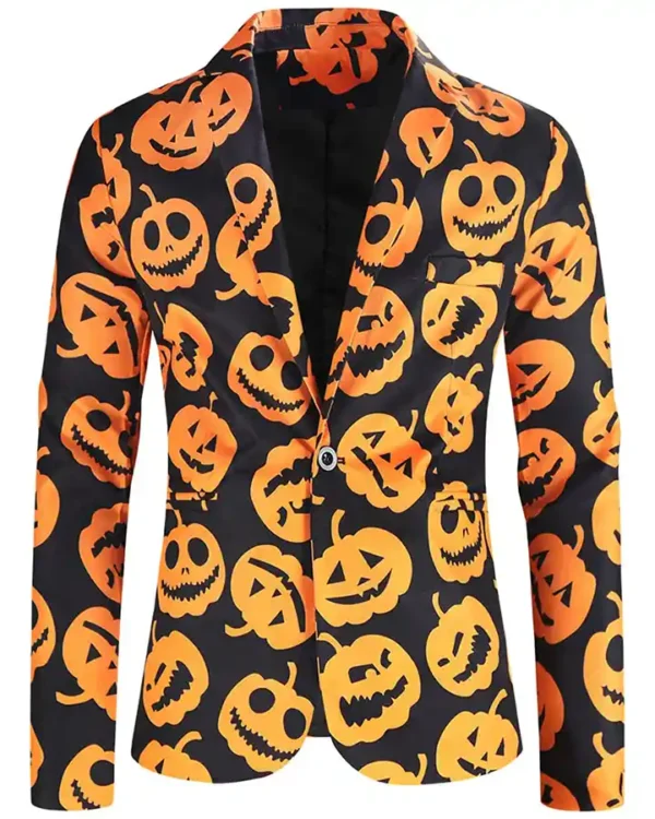 Halloween Party Pumpkin Blazer