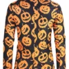 Halloween Party Pumpkin Blazer Back