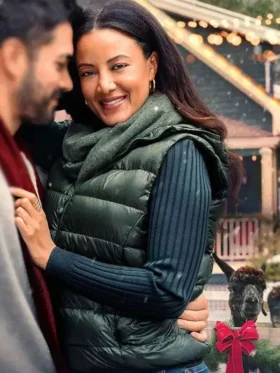 Heather Hemmens Christmas Under the Lights Puffer Vest