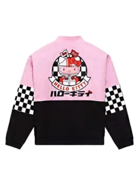 Hello Kitty Pink Racing Jacket Back