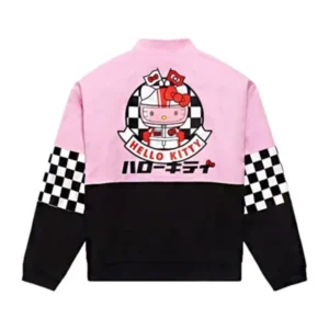 Hello Kitty Pink Racing Jacket Back