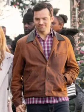 Ian Harding Our Little Secret Brown Leather Jacket