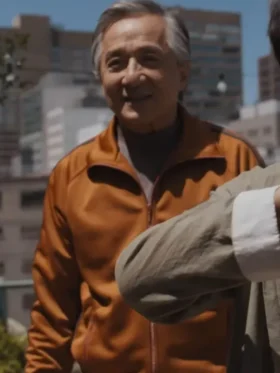 Jackie Chan Karate Kid Legends Orange Track Jacket