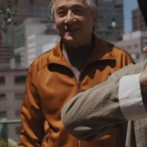 Jackie Chan Karate Kid Legends Orange Track Jacket