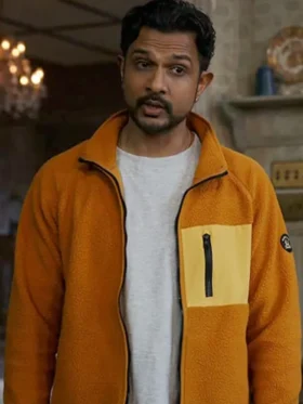 Jay Ghosts US S03 Orange Zip Up Jacket front