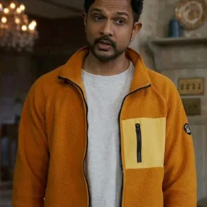 Jay Ghosts US S03 Orange Zip Up Jacket front