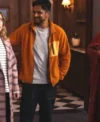 Jay Ghosts US S03 Orange Zip Up Jacket left