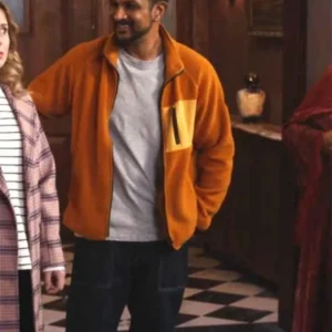 Jay Ghosts US S03 Orange Zip Up Jacket left