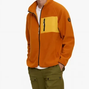 Jay Ghosts US S03 Orange Zip Up Jacket left shoot