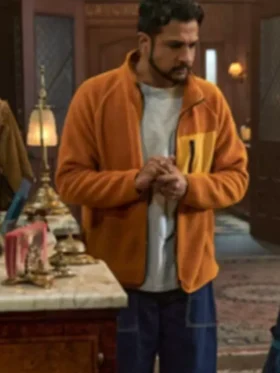 Jay Ghosts US S03 Orange Zip Up Jacket right