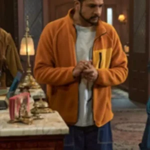 Jay Ghosts US S03 Orange Zip Up Jacket right