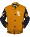 Jayce Base Ball Stegaro Yellow And Black Varsity Jacket